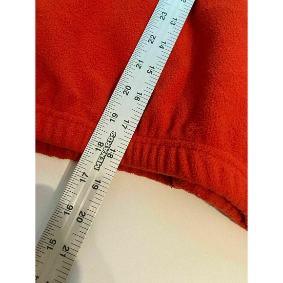 Polaroid Womens Cropped 1/4 Zip Color Block Pullover Sweatshirt Size Medium Red - Picture 6 of 8
